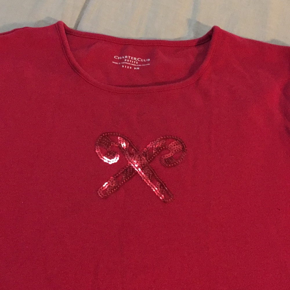 Charter club Christmas top